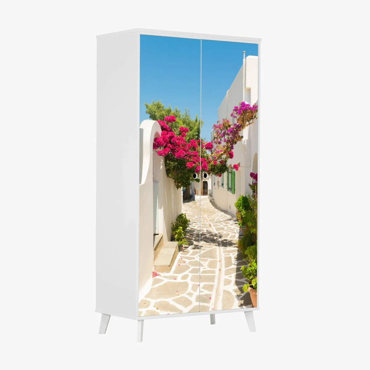 Sticker pour armoire allée fleurie sous le soleil – Wallnifity® Sticker pour armoire allée fleurie sous le soleil – Wallnifity®