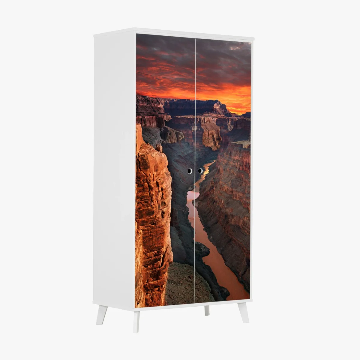Sticker pour armoire paysage épique du Grand Canyon au coucher du soleil – Wallnifity® Sticker pour armoire paysage épique du Grand Canyon au coucher du soleil – Wallnifity®