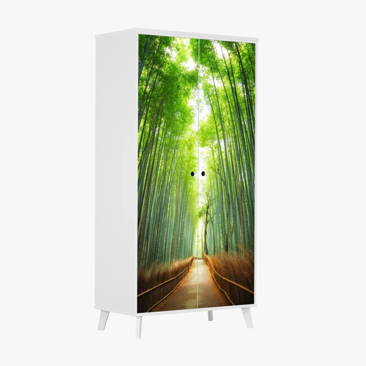 Sticker pour armoire allée de bambous d'Arashiyama – Wallnifity® Sticker pour armoire allée de bambous d'Arashiyama – Wallnifity®
