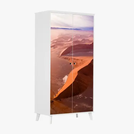 Sticker pour armoire dunes sculptées de Sossusvlei, Namibie – Wallnifity®