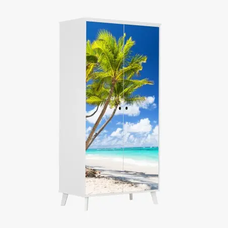 Sticker pour armoire paradis tropical à Punta Cana – Wallnifity®