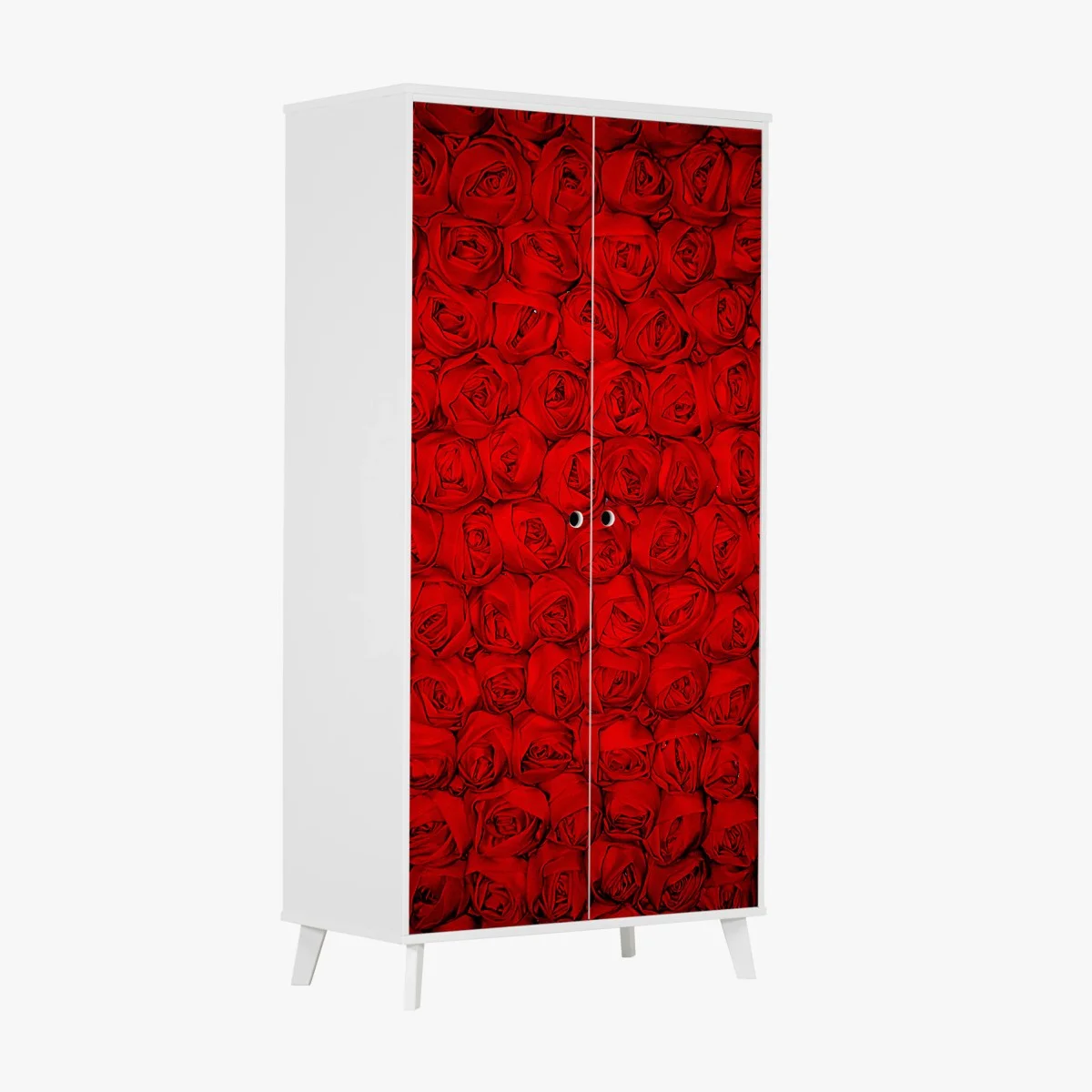 Sticker pour armoire mur de roses rouges romantiques – Wallnifity® Sticker pour armoire mur de roses rouges romantiques – Wallnifity®