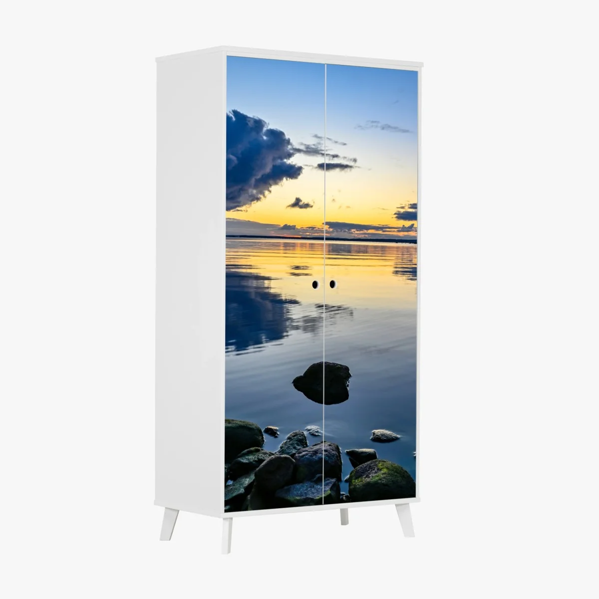 Sticker pour armoire reflets dorés au crépuscule – Wallnifity® Sticker pour armoire reflets dorés au crépuscule – Wallnifity®