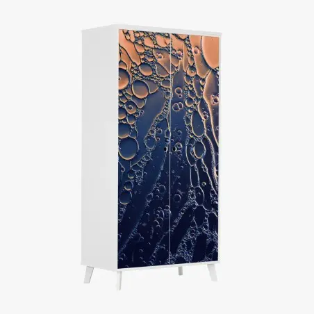 Sticker pour armoire harmonie de bulles et de lumière – Wallnifity®