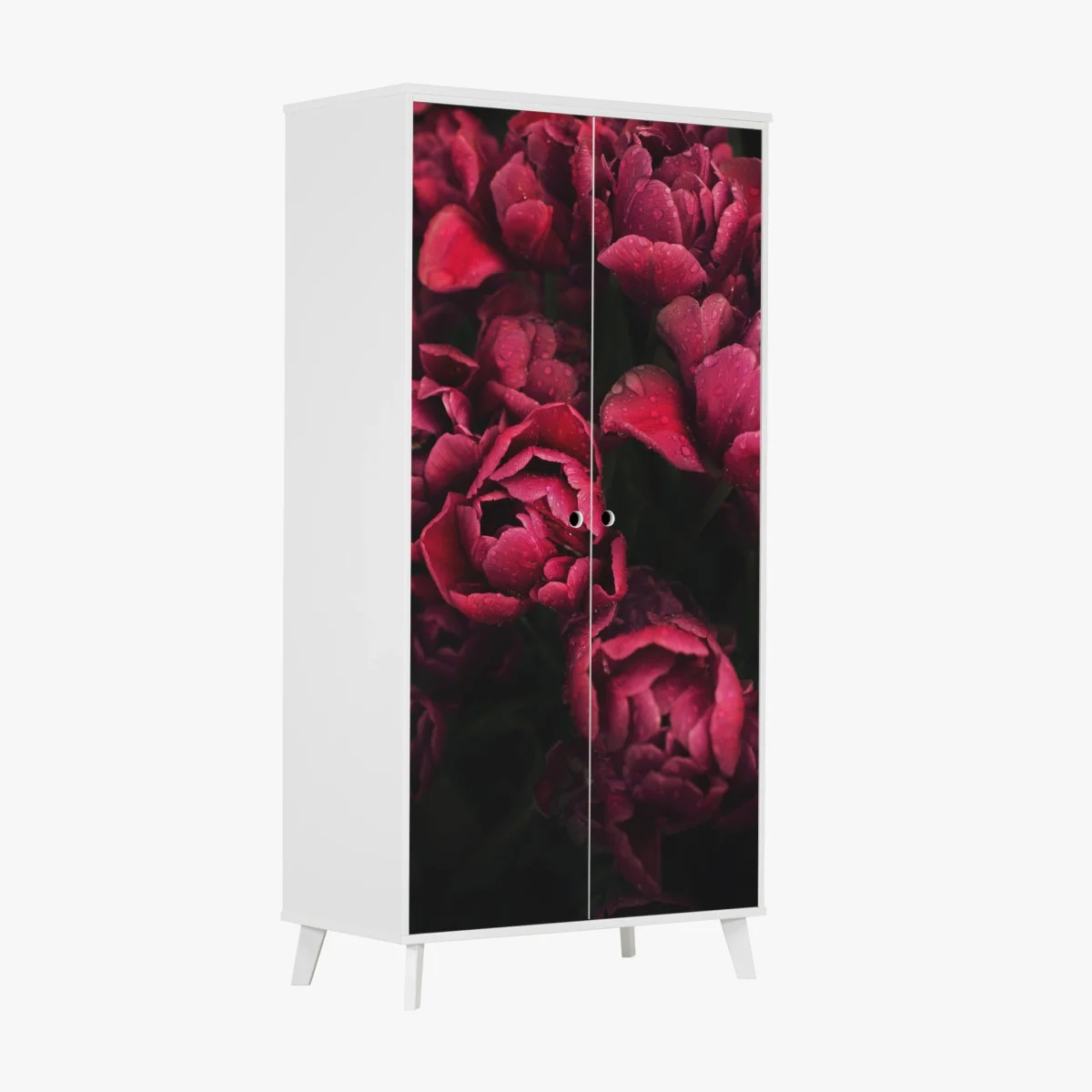 Sticker pour armoire bouquet de tulipes rouges en gros plan – Wallnifity® Sticker pour armoire bouquet de tulipes rouges en gros plan – Wallnifity®