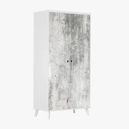 Sticker pour armoire texture de mur en béton vieilli – Wallnifity®