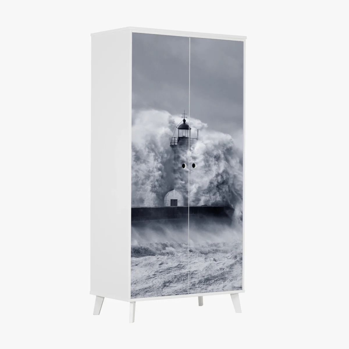 Sticker pour armoire phare du Douro englouti par les vagues – Wallnifity® Sticker pour armoire phare du Douro englouti par les vagues – Wallnifity®
