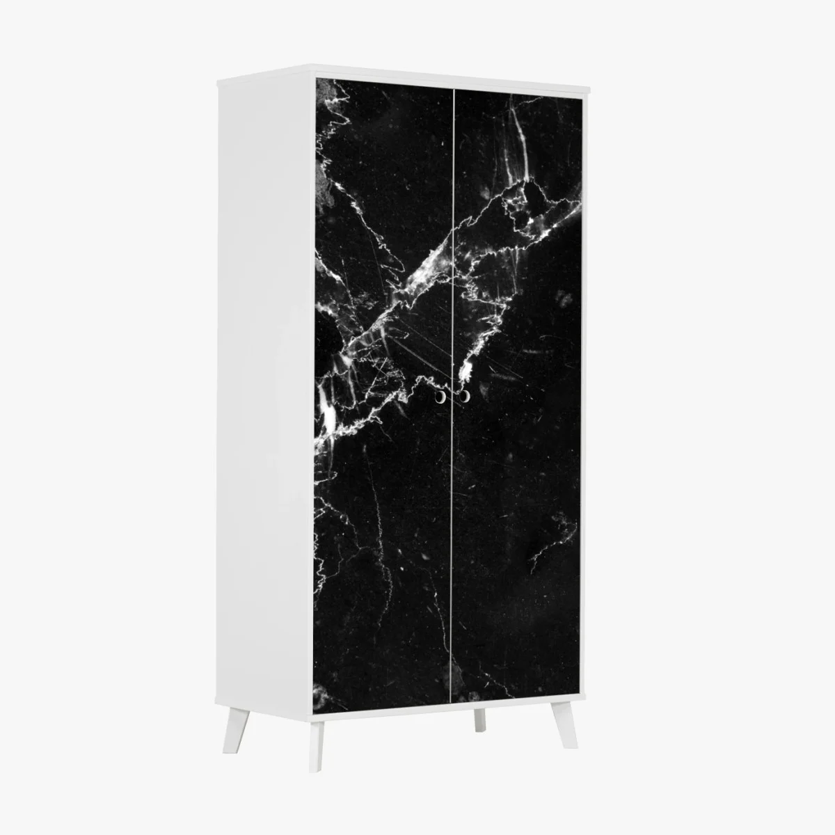 Sticker pour armoire marbre noir veiné pour décoration murale – Wallnifity® Sticker pour armoire marbre noir veiné pour décoration murale – Wallnifity®