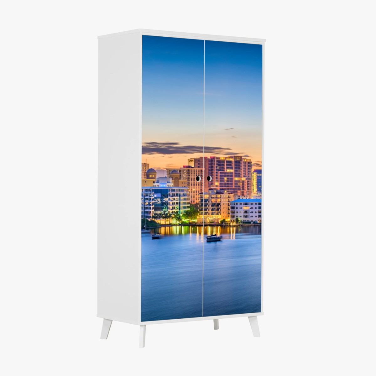 Sticker pour armoire aube sur la baie de Sarasota – Wallnifity®