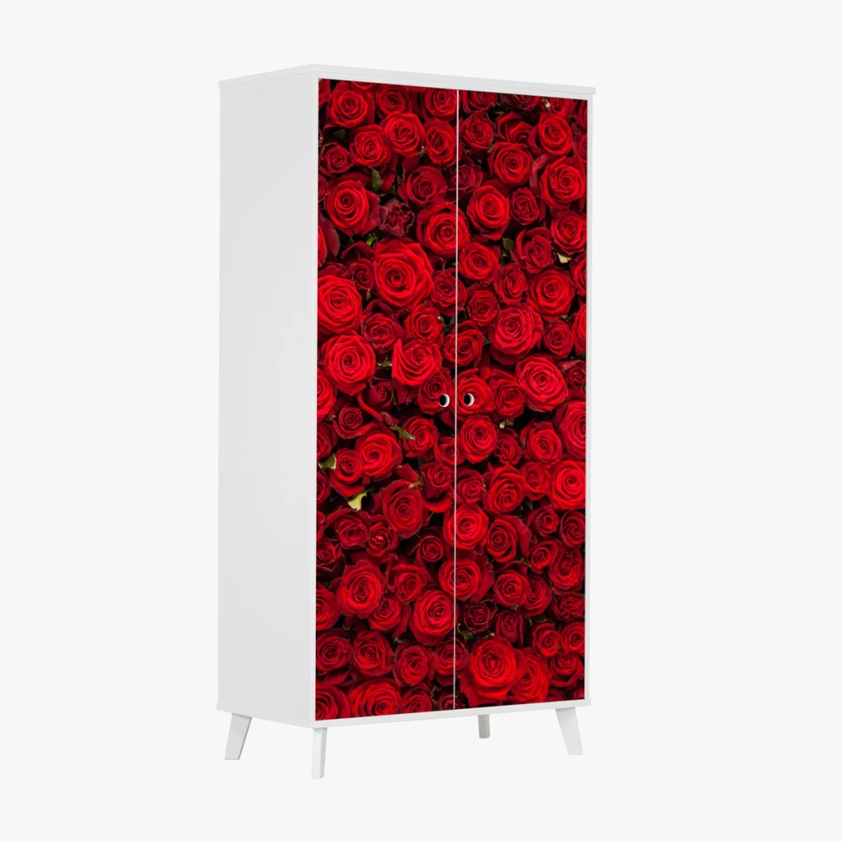 Sticker pour armoire mur de roses rouges intenses – Wallnifity® Sticker pour armoire mur de roses rouges intenses – Wallnifity®
