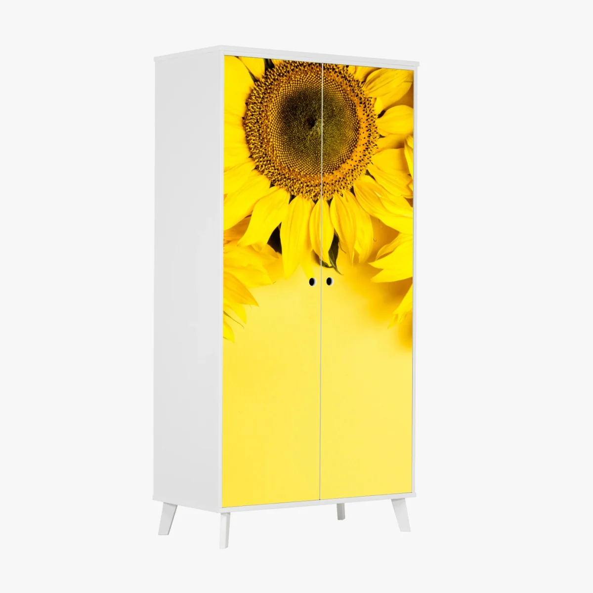 Sticker pour armoire bouquet de tournesols sur fond jaune – Wallnifity® Sticker pour armoire bouquet de tournesols sur fond jaune – Wallnifity®
