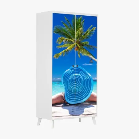 Sticker pour armoire détente sous les palmiers – Wallnifity®