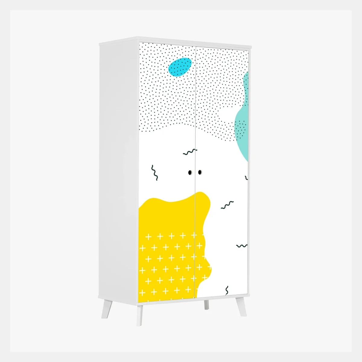 Sticker pour armoire motif abstrait coloré et vibrant – Wallnifity® Sticker pour armoire motif abstrait coloré et vibrant – Wallnifity®