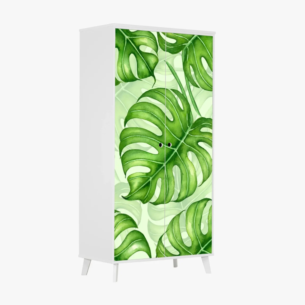 Sticker pour armoire motif tropical de feuilles de monstera – Wallnifity® Sticker pour armoire motif tropical de feuilles de monstera – Wallnifity®