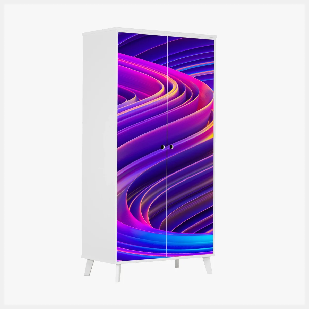 Sticker pour armoire vagues abstraites néon et dégradés fluides – Wallnifity® Sticker pour armoire vagues abstraites néon et dégradés fluides – Wallnifity®