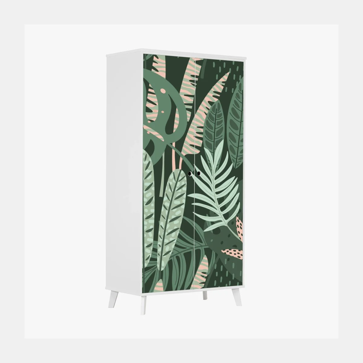 Sticker pour armoire jungle graphique aux feuilles vertes – Wallnifity® Sticker pour armoire jungle graphique aux feuilles vertes – Wallnifity®