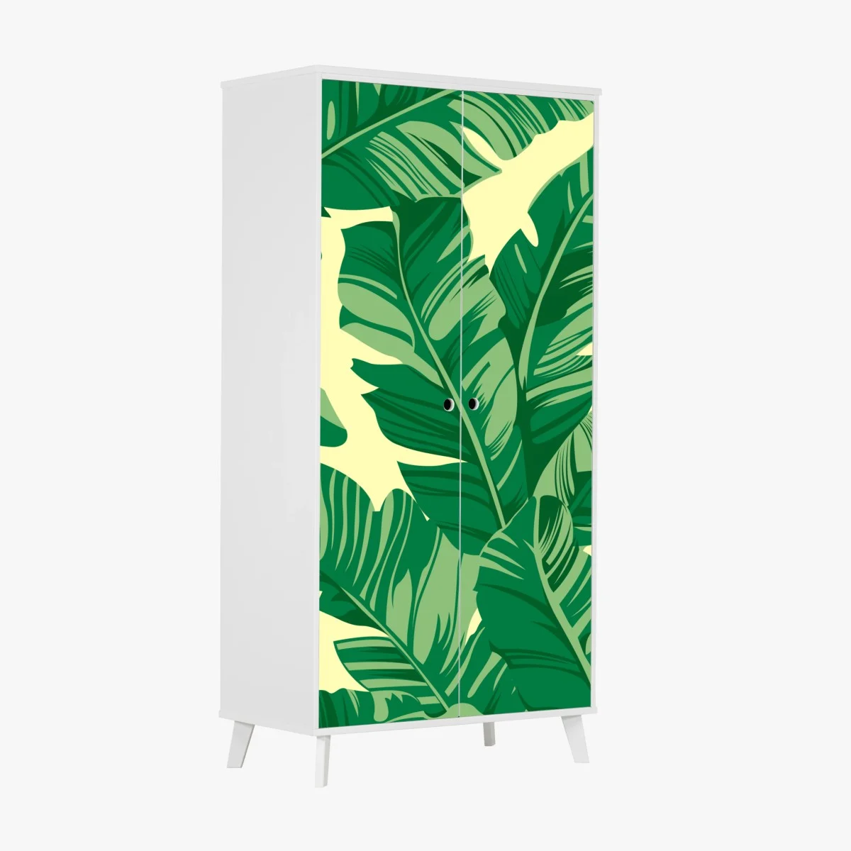 Sticker pour armoire motif feuilles de bananier tropicales – Wallnifity® Sticker pour armoire motif feuilles de bananier tropicales – Wallnifity®