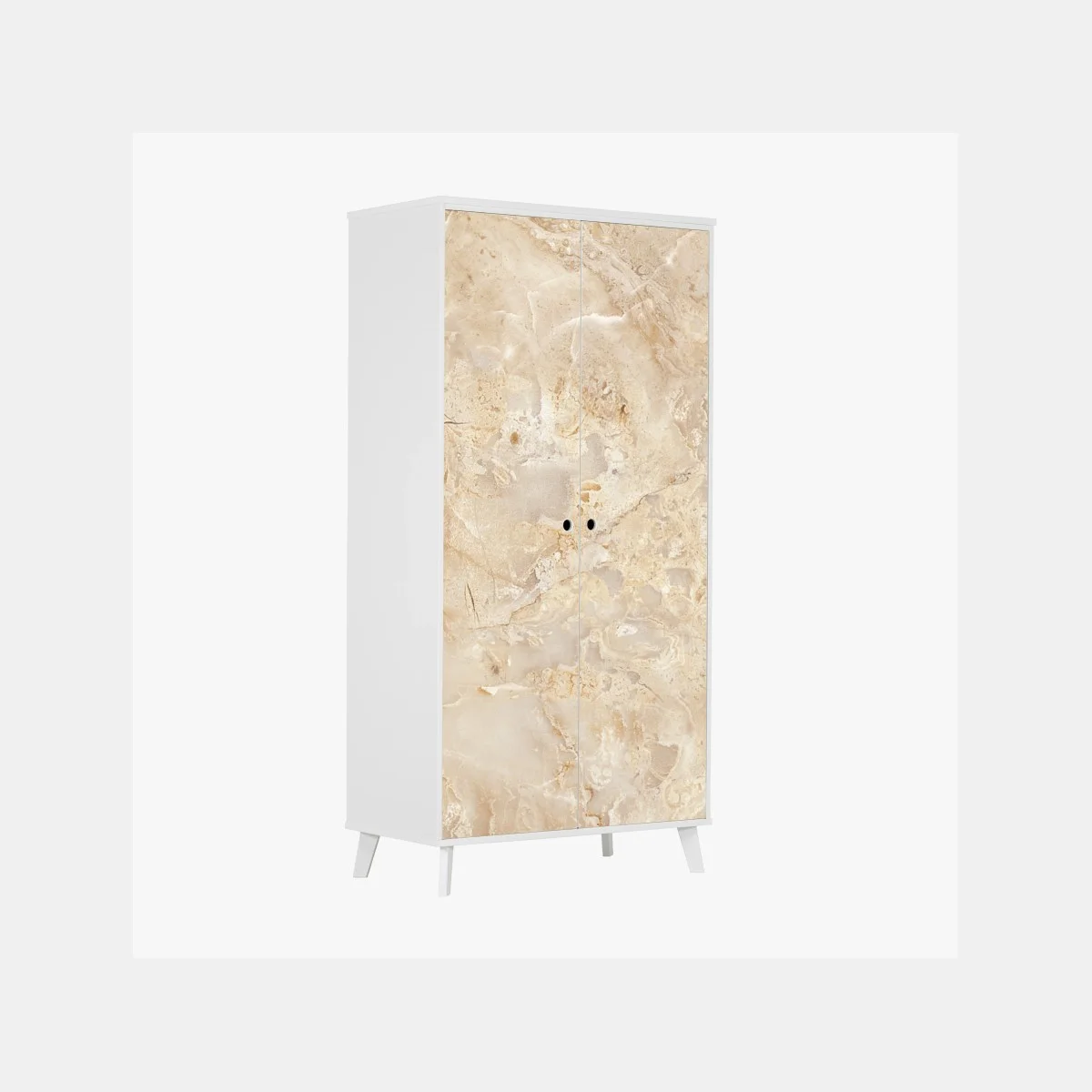 Sticker pour armoire marbre beige naturel aux veines délicates – Wallnifity® Sticker pour armoire marbre beige naturel aux veines délicates – Wallnifity®
