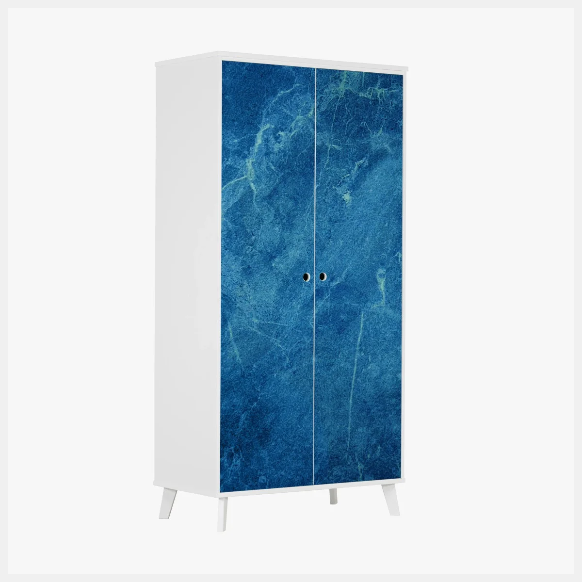 Sticker pour armoire marbre bleu profond texturé – Wallnifity® Sticker pour armoire marbre bleu profond texturé – Wallnifity®
