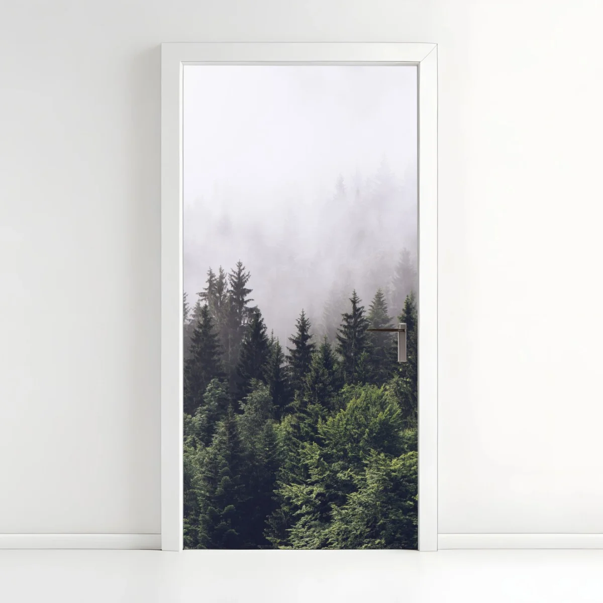Sticker pour porte brume sur la forêt montagneuse – Wallnifity® Sticker pour porte brume sur la forêt montagneuse – Wallnifity®