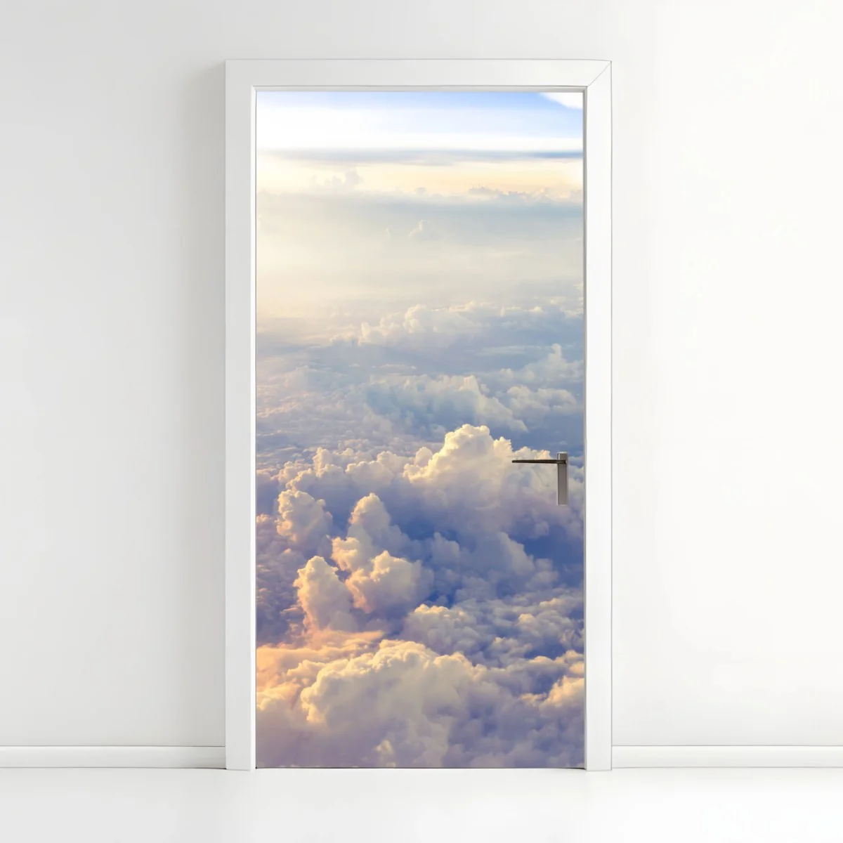 Sticker pour porte horizon doré au-dessus des nuages – Wallnifity® Sticker pour porte horizon doré au-dessus des nuages – Wallnifity®