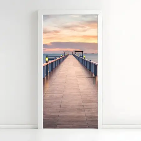 Sticker pour porte jetée au coucher de soleil – Wallnifity®
