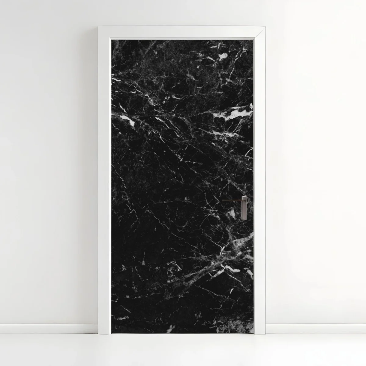 Sticker pour porte marbre noir veiné élégant – Wallnifity® Sticker pour porte marbre noir veiné élégant – Wallnifity®