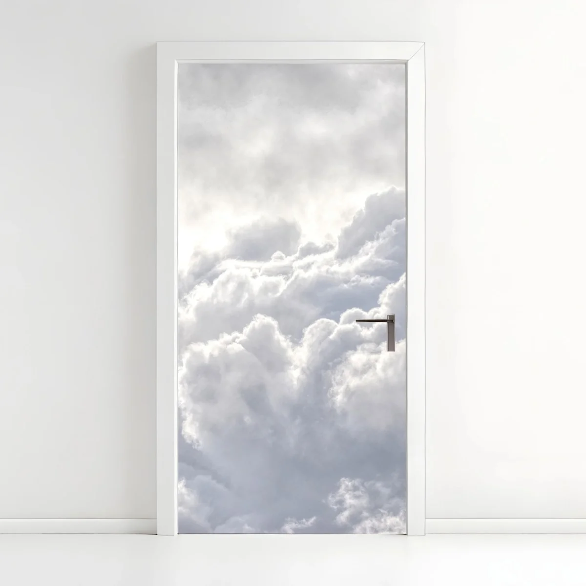 Sticker pour porte paysage céleste de nuages cotonneux – Wallnifity® Sticker pour porte paysage céleste de nuages cotonneux – Wallnifity®