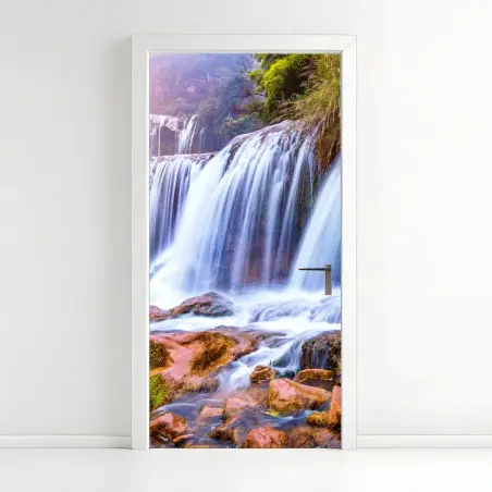 Sticker pour porte cascade de Jiulong à Luoping – Wallnifity®