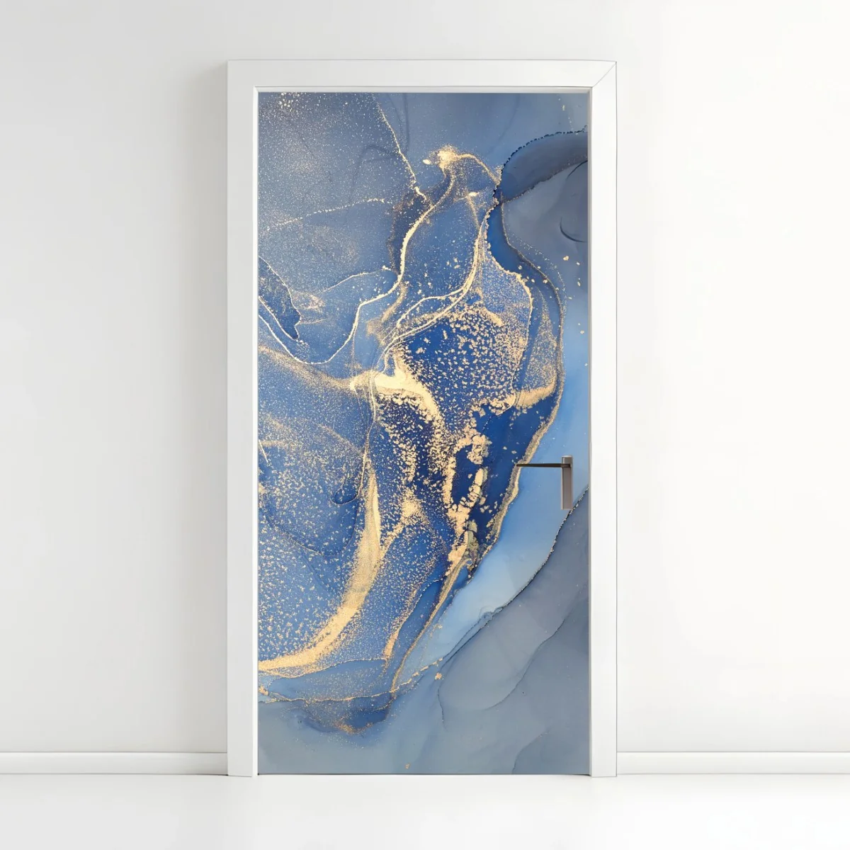 Sticker pour porte vagues d'or sur fond bleu – Wallnifity® Sticker pour porte vagues d'or sur fond bleu – Wallnifity®
