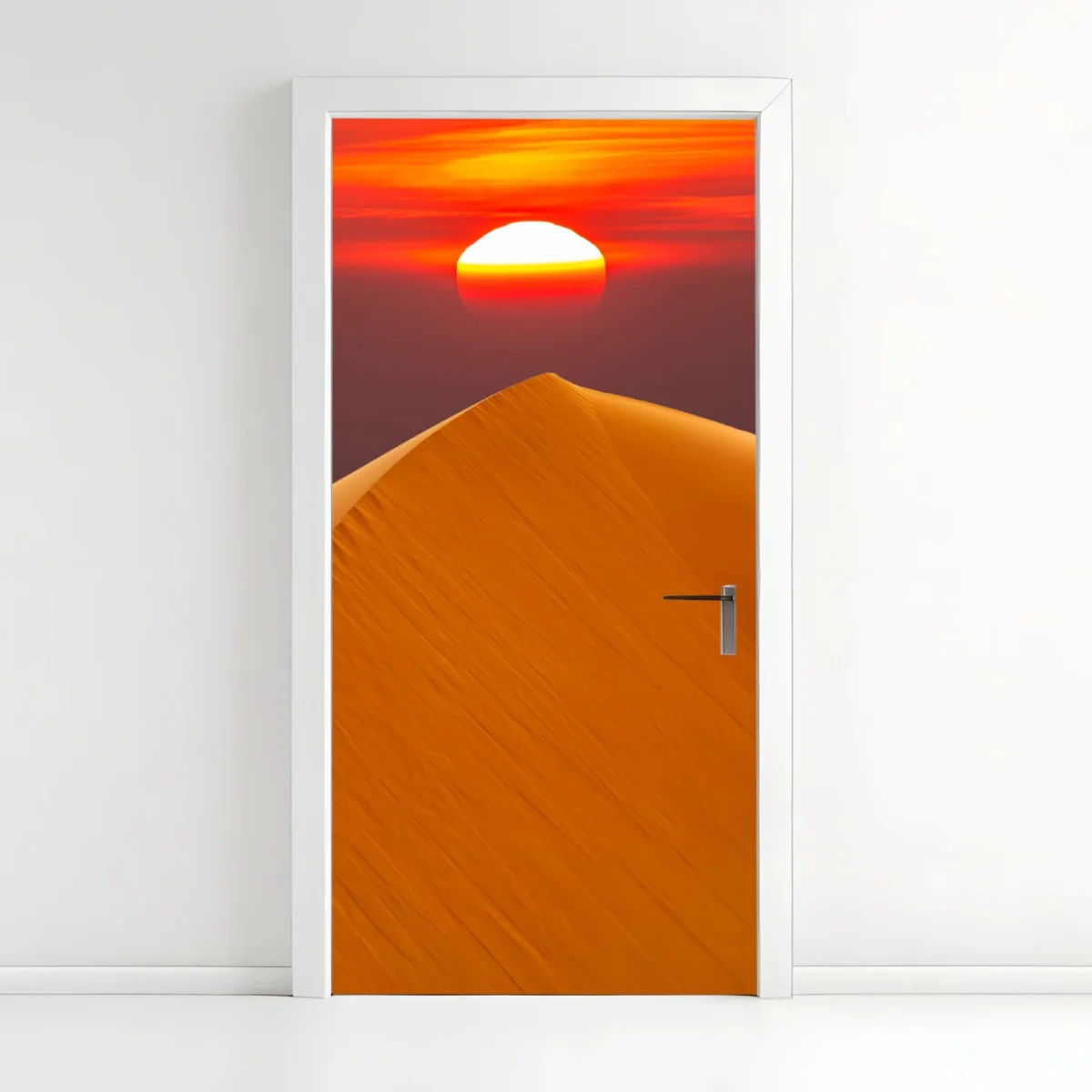 Sticker pour porte coucher de soleil sur les dunes dorées – Wallnifity® Sticker pour porte coucher de soleil sur les dunes dorées – Wallnifity®