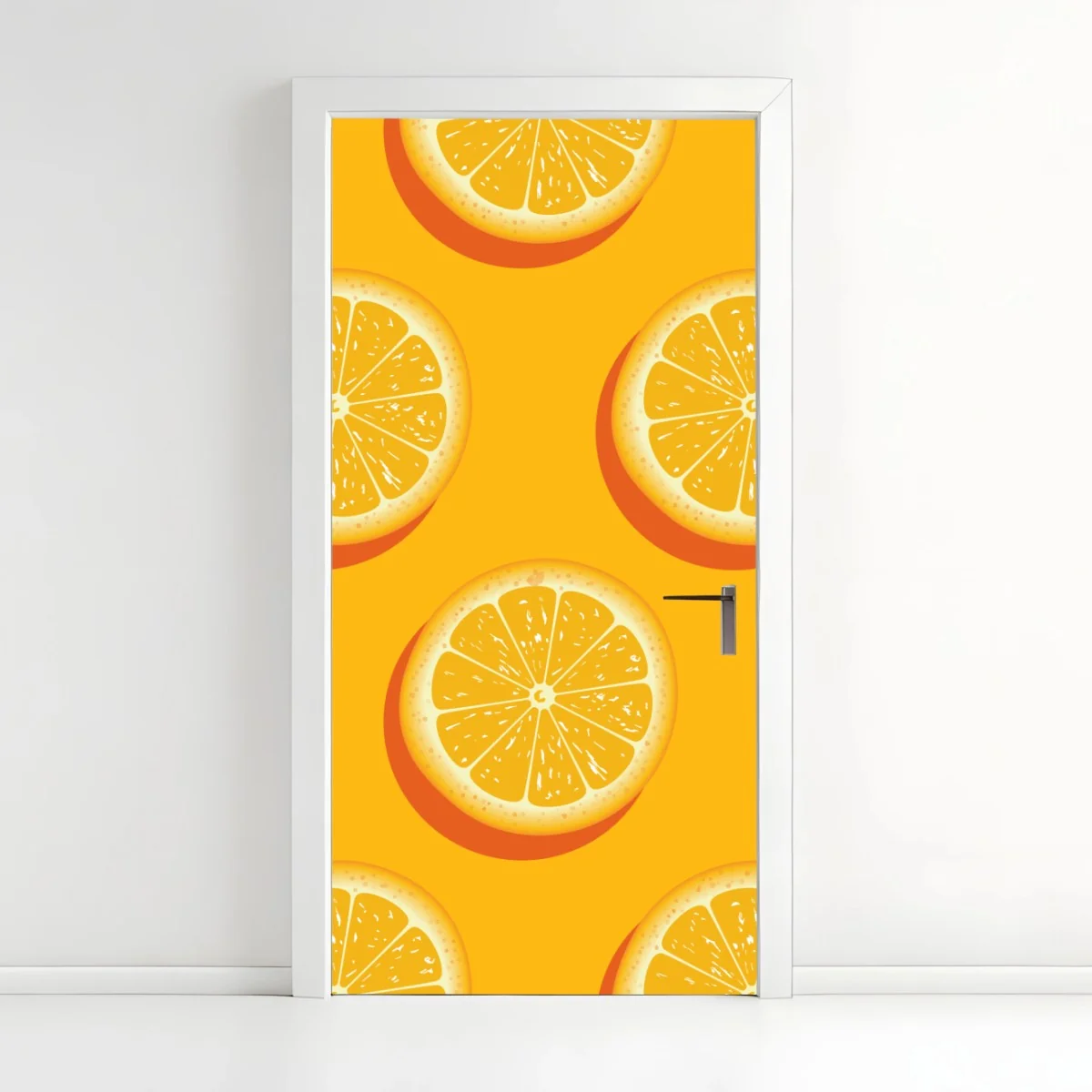 Sticker pour porte motif d'oranges ensoleillées – Wallnifity® Sticker pour porte motif d'oranges ensoleillées – Wallnifity®