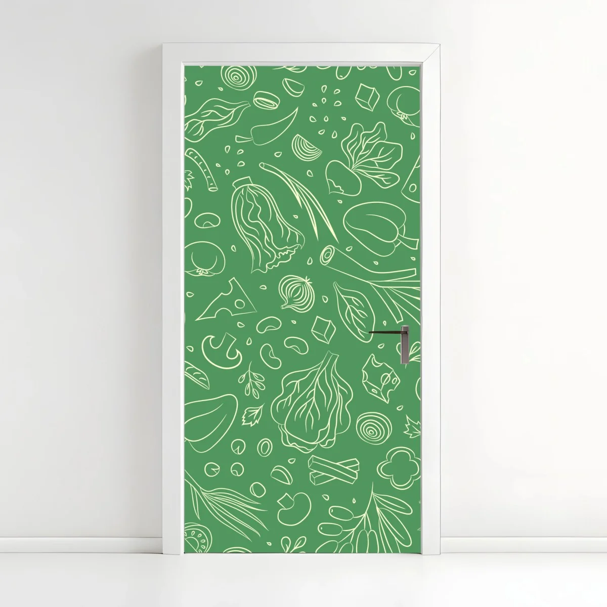 Sticker pour porte motif légumes frais pour décoration de cuisine – Wallnifity® Sticker pour porte motif légumes frais pour décoration de cuisine – Wallnifity®