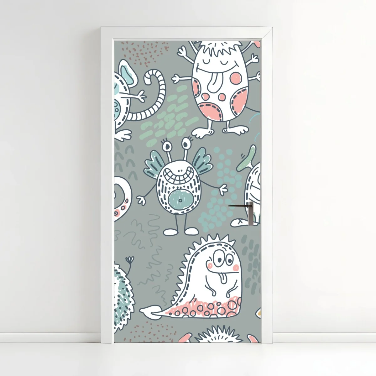 Sticker pour porte motifs de monstres mignons pour chambre d'enfant – Wallnifity® Sticker pour porte motifs de monstres mignons pour chambre d'enfant – Wallnifity®
