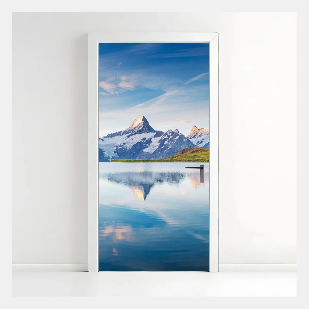 Sticker pour porte reflet alpin à Bachalpsee – Wallnifity® Sticker pour porte reflet alpin à Bachalpsee – Wallnifity®