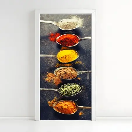 Sticker pour porte palette d'épices en cuillères – Wallnifity®