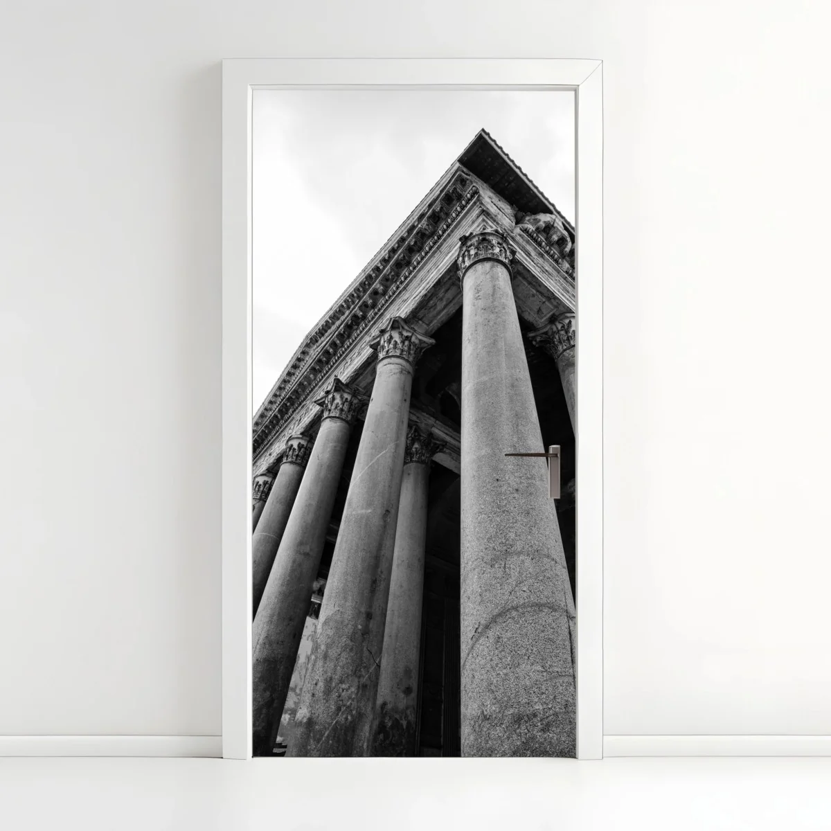 Sticker pour porte vue monumentale du Panthéon de Rome en colonnes – Wallnifity® Sticker pour porte vue monumentale du Panthéon de Rome en colonnes – Wallnifity®