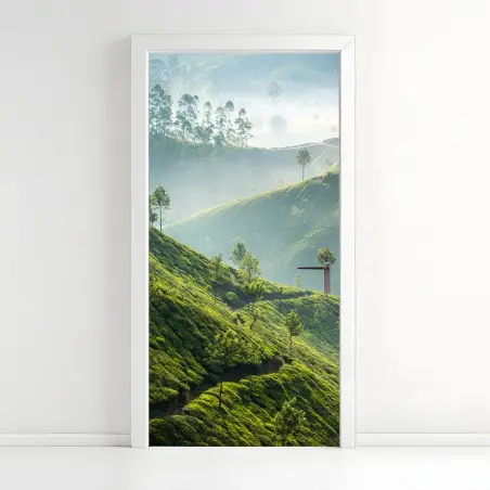 Sticker pour porte brumes et plantations de thé à Munnar – Wallnifity®