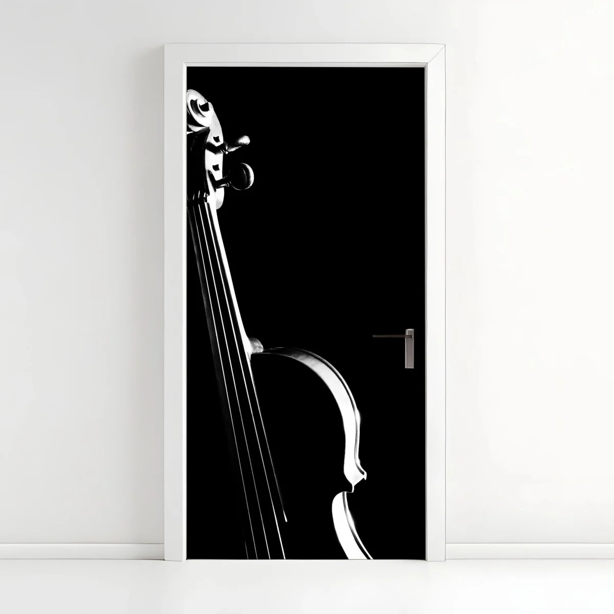 Sticker pour porte violon en clair-obscur – Wallnifity® Sticker pour porte violon en clair-obscur – Wallnifity®