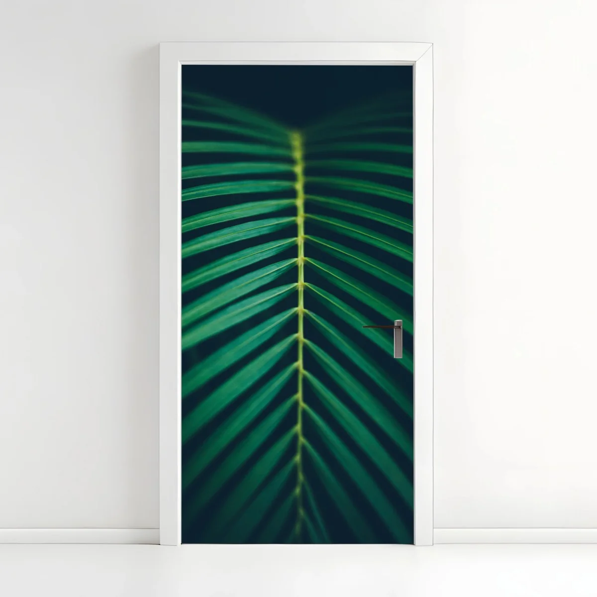 Sticker pour porte feuille de palmier en composition verticale – Wallnifity® Sticker pour porte feuille de palmier en composition verticale – Wallnifity®