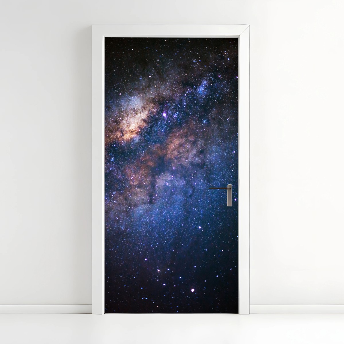 Sticker pour porte cœur de la Voie lactée: ciel étoilé cosmique – Wallnifity®