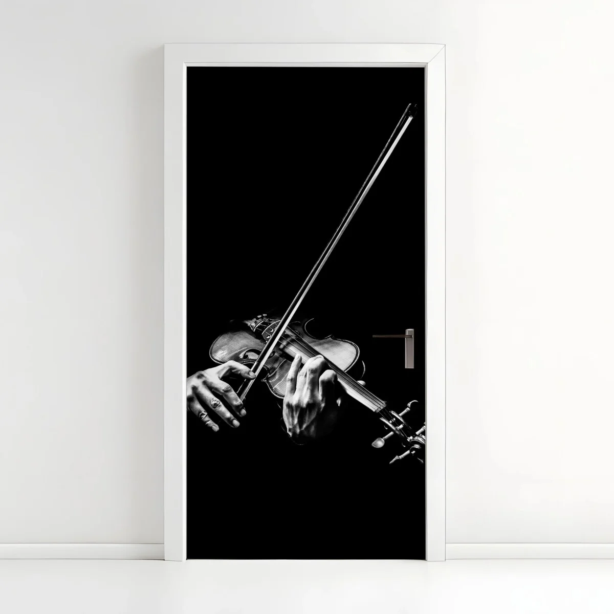 Sticker pour porte mains et violon en clair-obscur – Wallnifity® Sticker pour porte mains et violon en clair-obscur – Wallnifity®