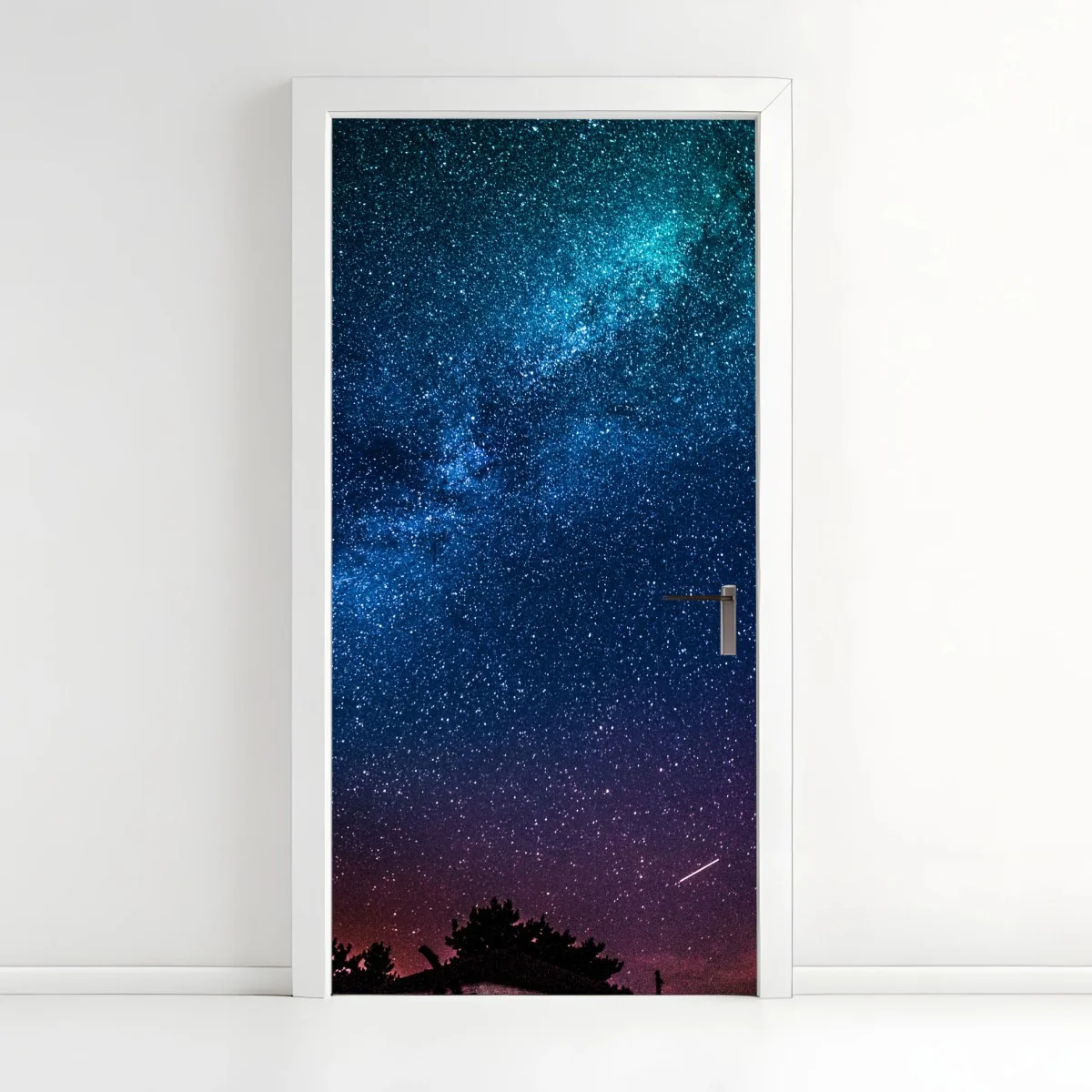 Sticker pour porte ciel étoilé mystique bleu-violet – Wallnifity® Sticker pour porte ciel étoilé mystique bleu-violet – Wallnifity®