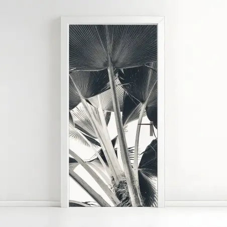 Sticker pour porte feuilles tropicales en perspective – Wallnifity®