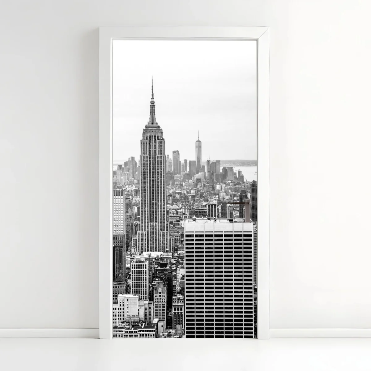 Sticker pour porte horizon de New York dominé par l'Empire State Building – Wallnifity® Sticker pour porte horizon de New York dominé par l'Empire State Building – Wallnifity®