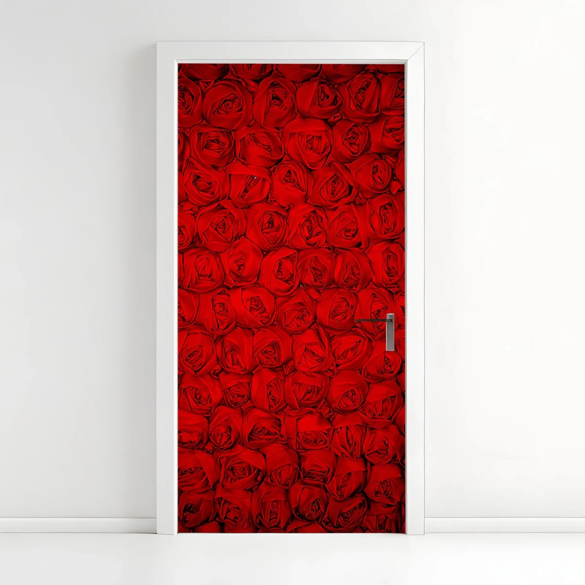 Sticker pour porte mur de roses rouges romantiques – Wallnifity® Sticker pour porte mur de roses rouges romantiques – Wallnifity®