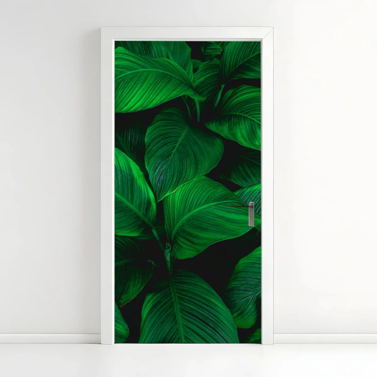 Sticker pour porte feuillage tropical luxuriant – Wallnifity® Sticker pour porte feuillage tropical luxuriant – Wallnifity®