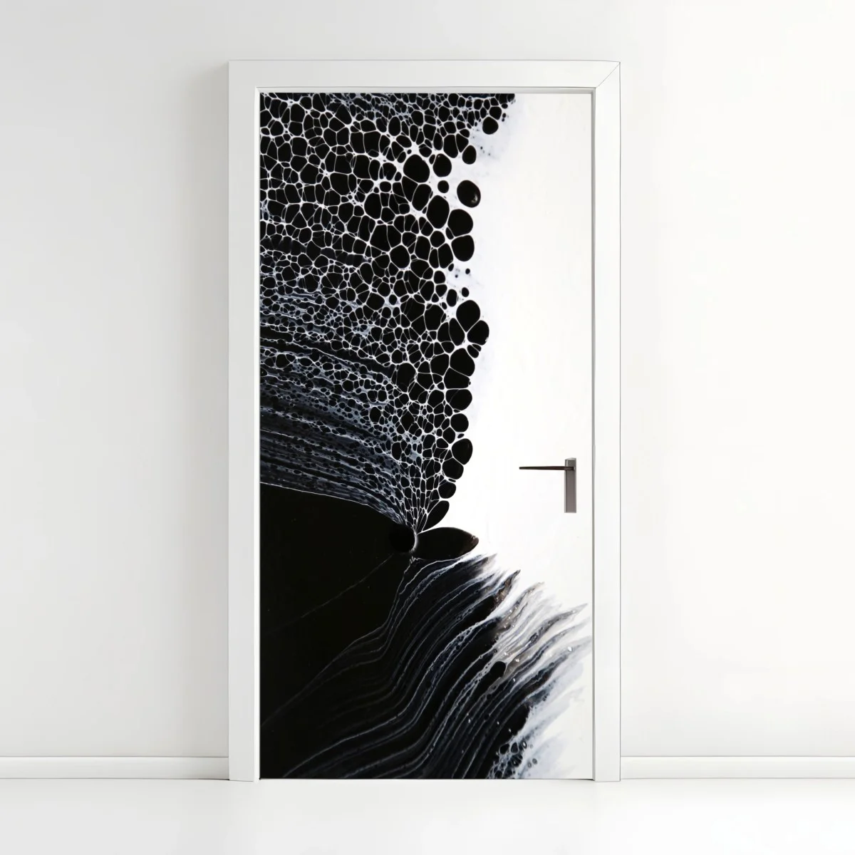 Sticker pour porte mélodie cellulaire en noir et blanc – Wallnifity® Sticker pour porte mélodie cellulaire en noir et blanc – Wallnifity®