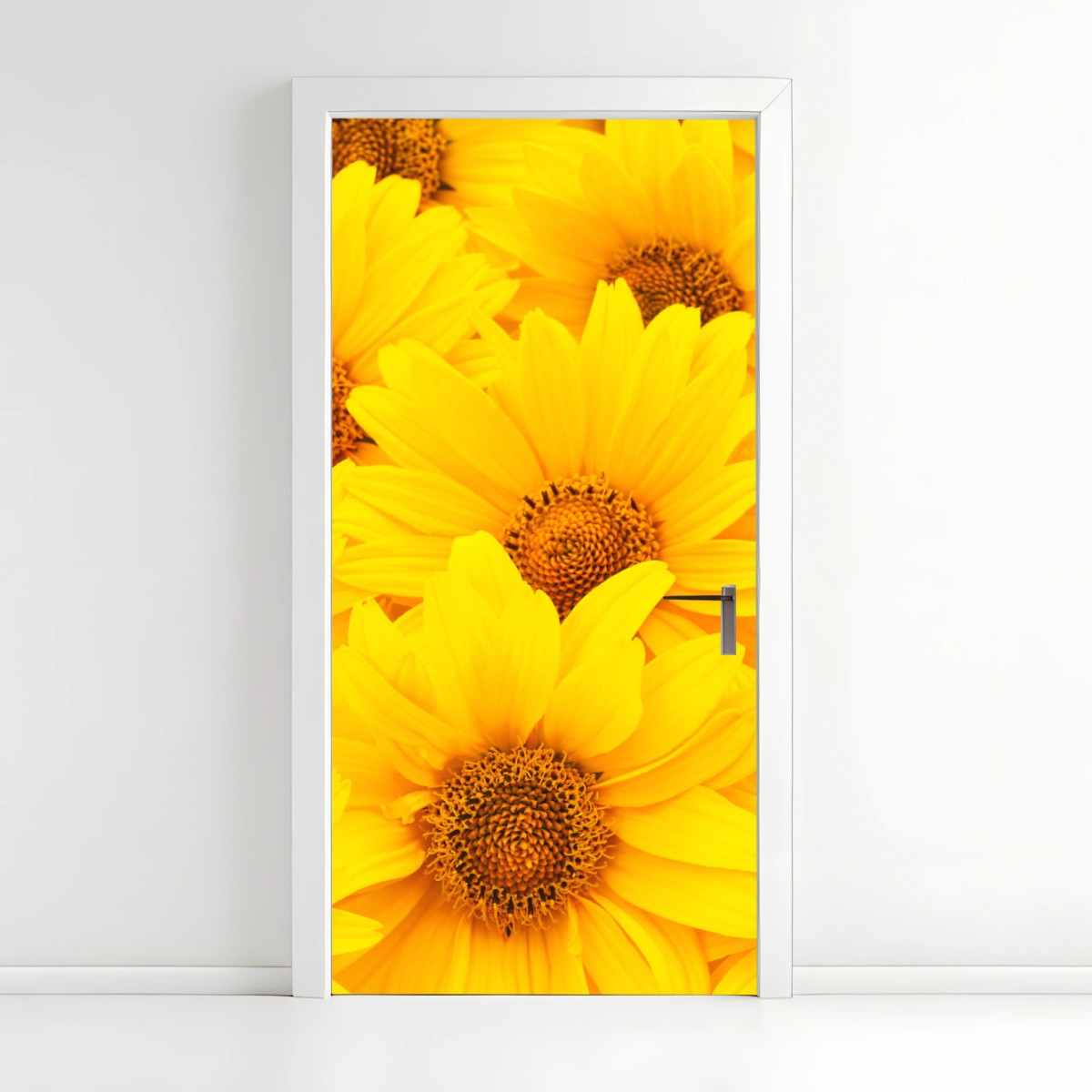 Sticker pour porte éclat de tournesols jaunes – Wallnifity®