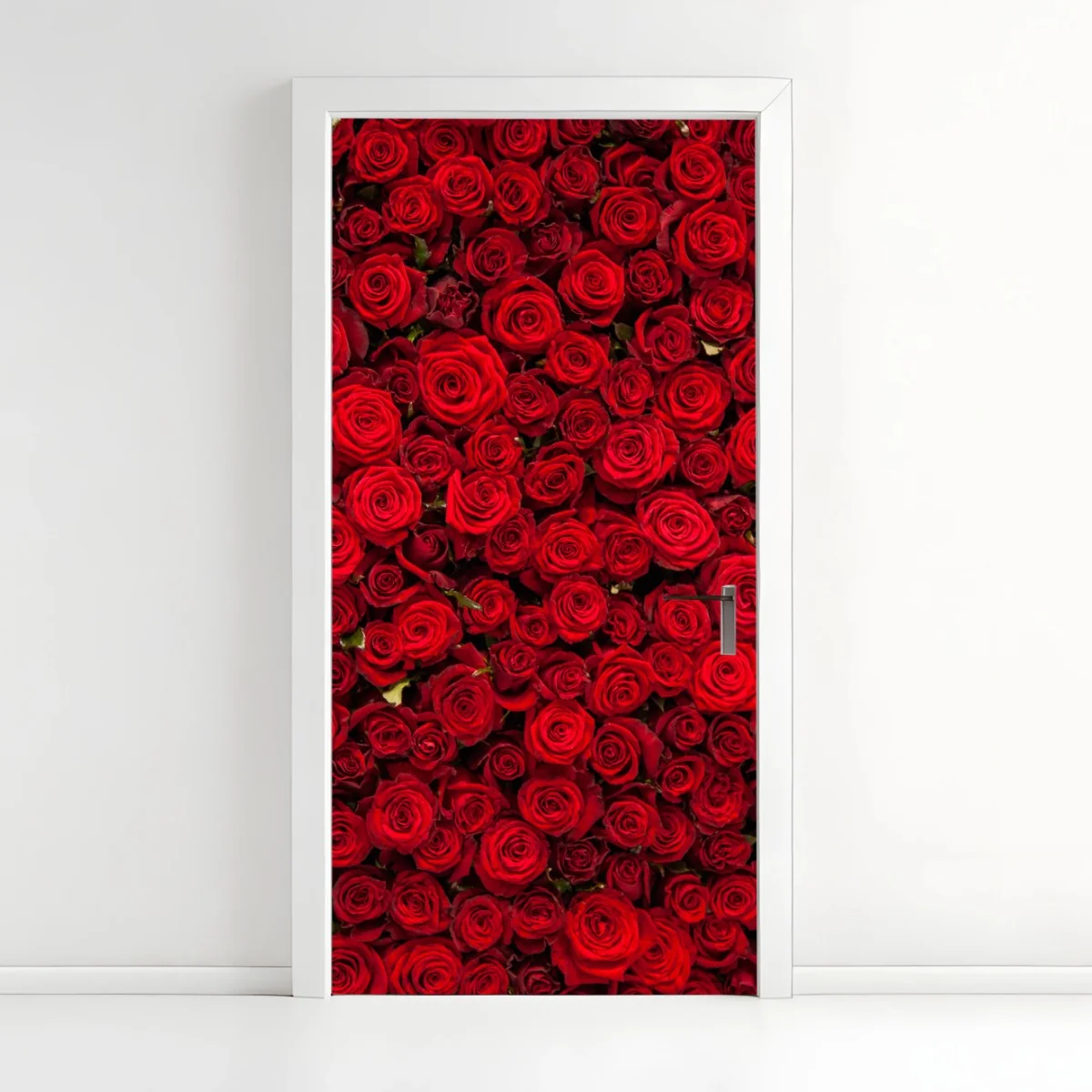 Sticker pour porte mur de roses rouges intenses – Wallnifity® Sticker pour porte mur de roses rouges intenses – Wallnifity®
